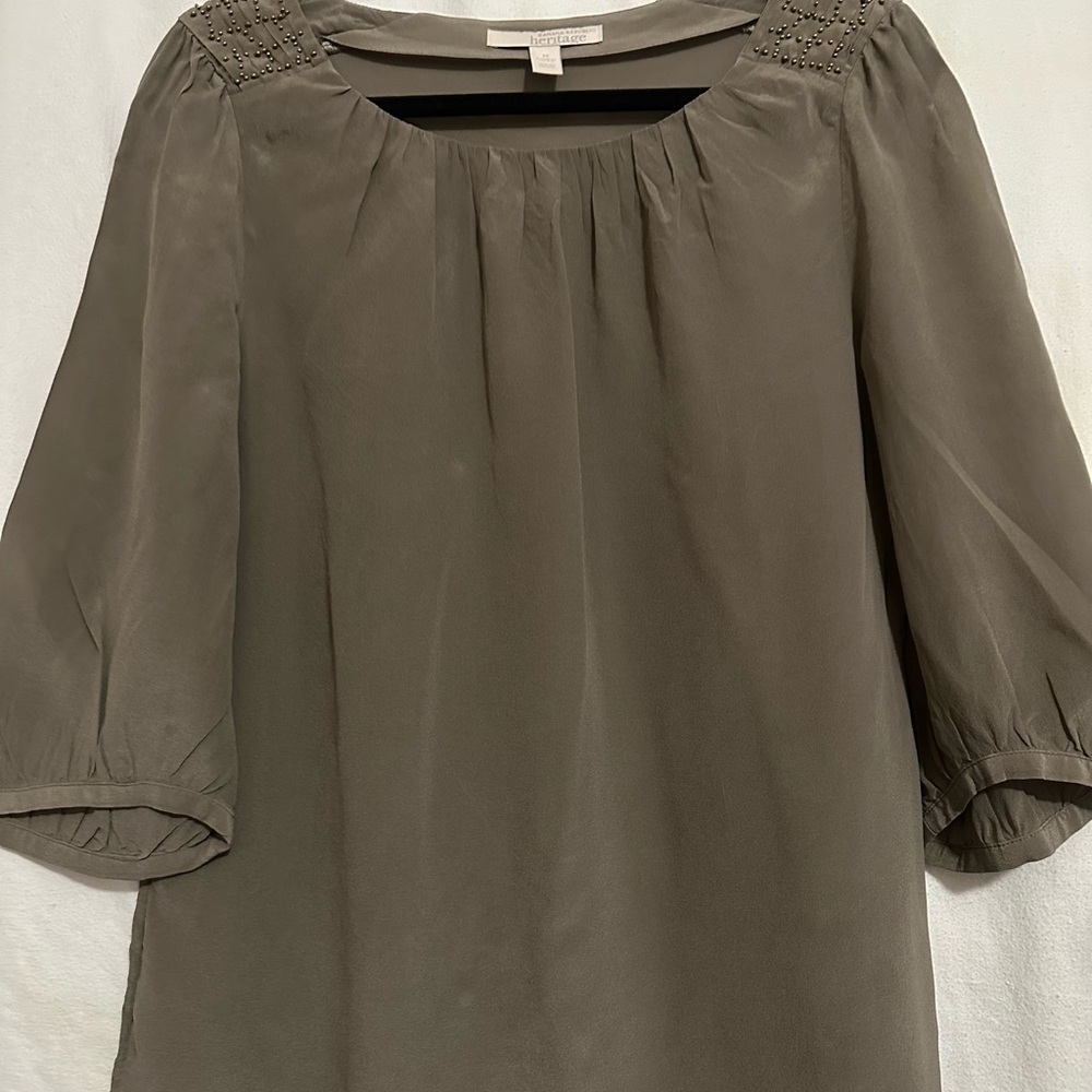 Banana republic Women's Blouse in olive green